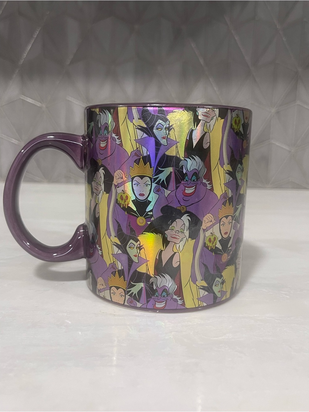 Disney Purple Villainesses Collage Ceramic Mug